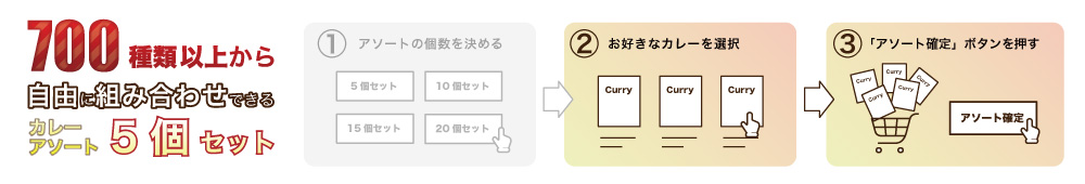 アソート　5点